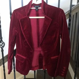 White House Black Market Velvet Jacket